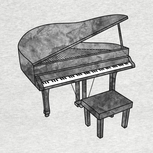Piano by Kelly Louise Art